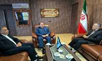 دیدار جواد فتاح‌زاده مدیر کل پست استان با صلاح خان احمدزاده مدیر کل آموزش فنی و حرفه‌ای استان