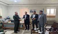 دیدار نعمتی سرپرست مرکز آموزش فنی و حرفه‌ای شهرستان میاندوآب با مودبی جانشین فرماندهی سپاه این شهرستان
