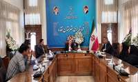 دیدار ییلاقی رئیس مرکز آموزش فنی‌وحرفه‌ای شهرستان نقده و جمعی از همکاران این مرکز با جعفری فرماندار این شهرستان 