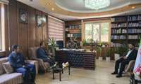 دیدار رشیدی رئیس مرکز آموزش فنی و حرفه ای شهرستان سردشت با فرماندار این شهرستان