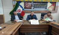 جلسه هم‌اندیشی رضازاده، رئیس مرکز آموزش فنی و حرفه‌ای  شاهین دژ با امیر آذین پور، مدیر  آموزش و پرورش شهرستان 