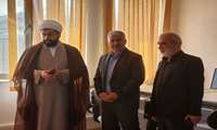 حضور حجت الاسلام والمسلمین کریم پور امام جمعه شهرستان چایپاره و هیئت همراه در مرکز آموزش فنی و حرفه ای این شهرستان بمناسبت هفته مهارت