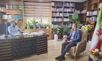 دیدار رشیدی رئیس مرکز آموزش فنی و حرفه‌ای شهرستان سردشت با میرزایی فرماندار این شهرستان