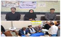برپایی میز خدمت در نمازجمعه شهرستان تکاب و چایپاره