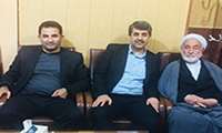 ديدار رييس مركز آموزش فني و حرفه اي مهاباد با امام جمعه شهرستان 