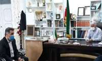 دیدار رئیس مرکز آموزشی نقده با فرماندار شهرستان 