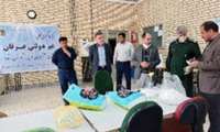 بازدید جانشين فرمانده سپاه نقده از كارگاه توليد ماسك در مركز آموزش فني و حرفه اي شهرستان