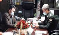 دیدار مدیرکل آموزش فنی ‌و حرفه‌ای آذربایجان غربی با رئیس پلیس نظارت بر اماکن عمومی  نیروی انتظامی استان